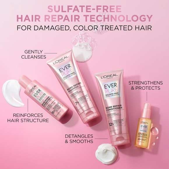 L’Oréal Ever Pure Pre-Shampoo Bond Repair Concentrate 5.1oz - Picture 3 of 3